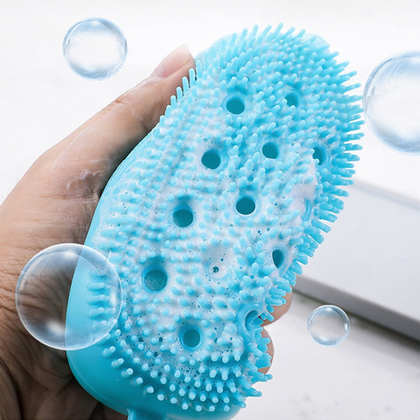 Super soft silicone body scrubber, bubble bath SPA brush. Super soft silicone body scrubber, bubble bath SPA brush.